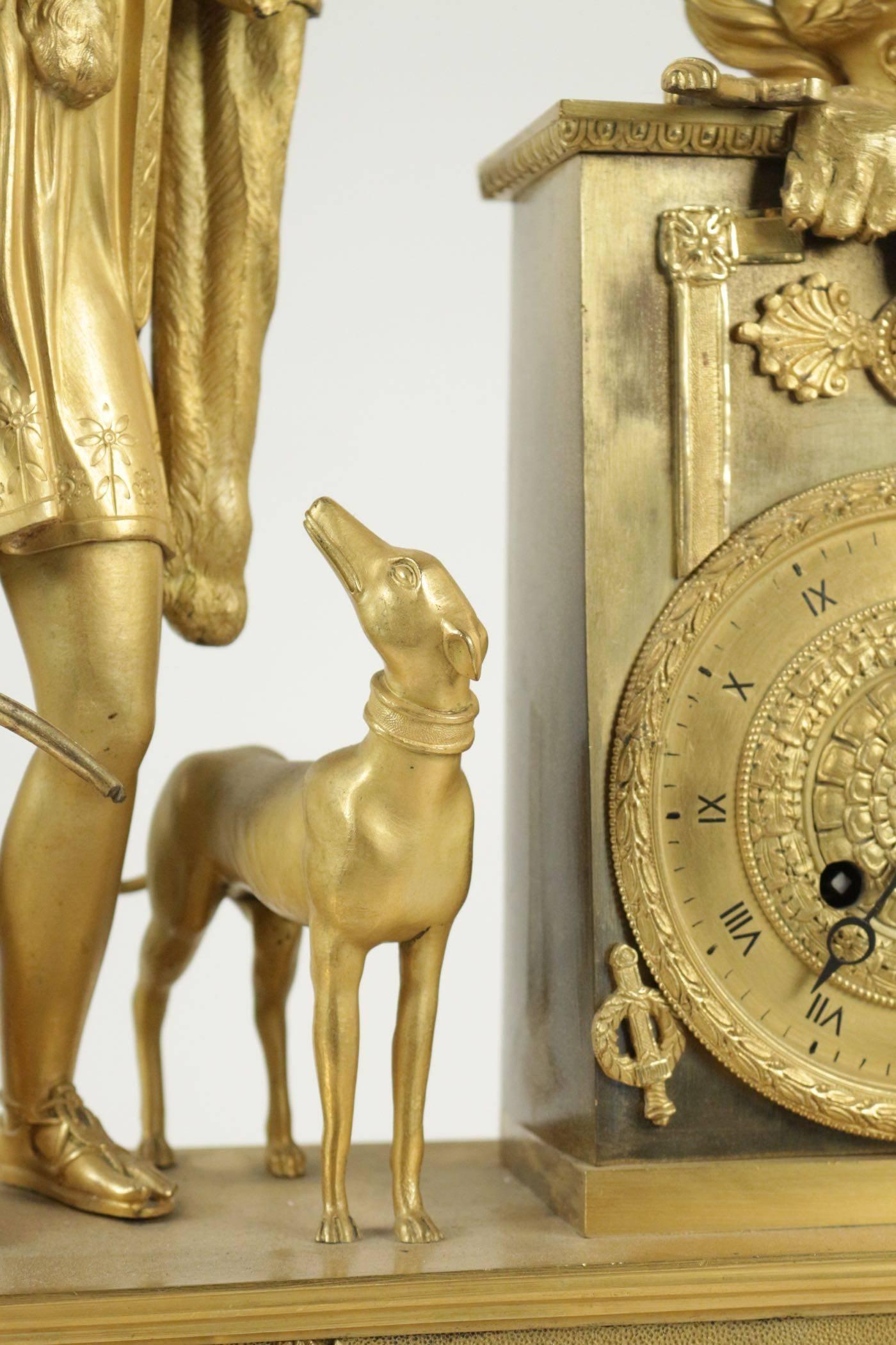 Gilt Empire Clock from the 19th Century