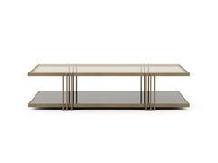 Mid-Century Modern style Empire Coffee Table made with Brass, Handmade