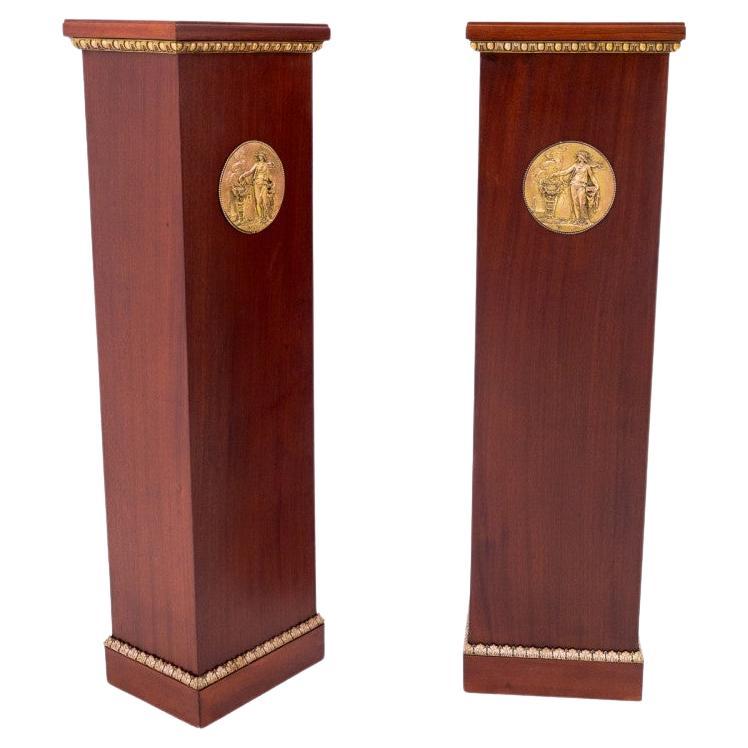 Empire columns, France, ca. 1880. For Sale