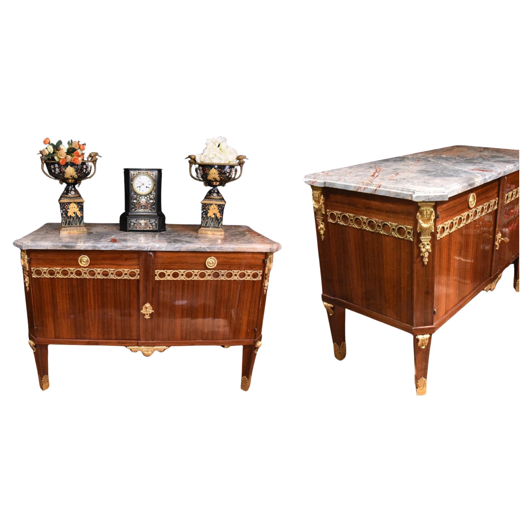 Empire Commode in Rosewood French Chest of Drawers For Sale