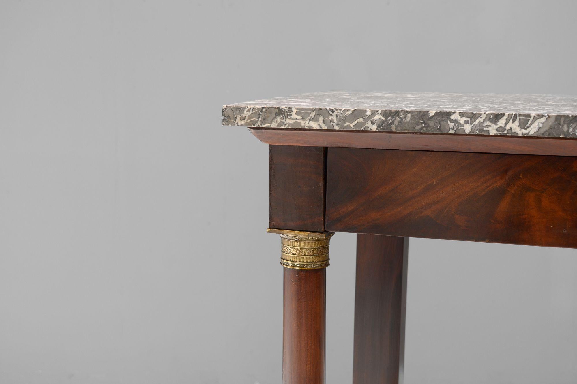 Marbre Console Empire en vente