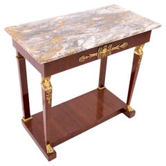 Empire console, France, circa 1880.