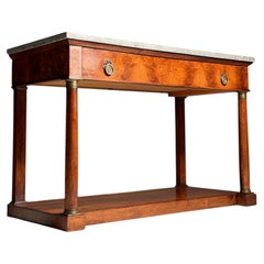 Empire console table 19th century