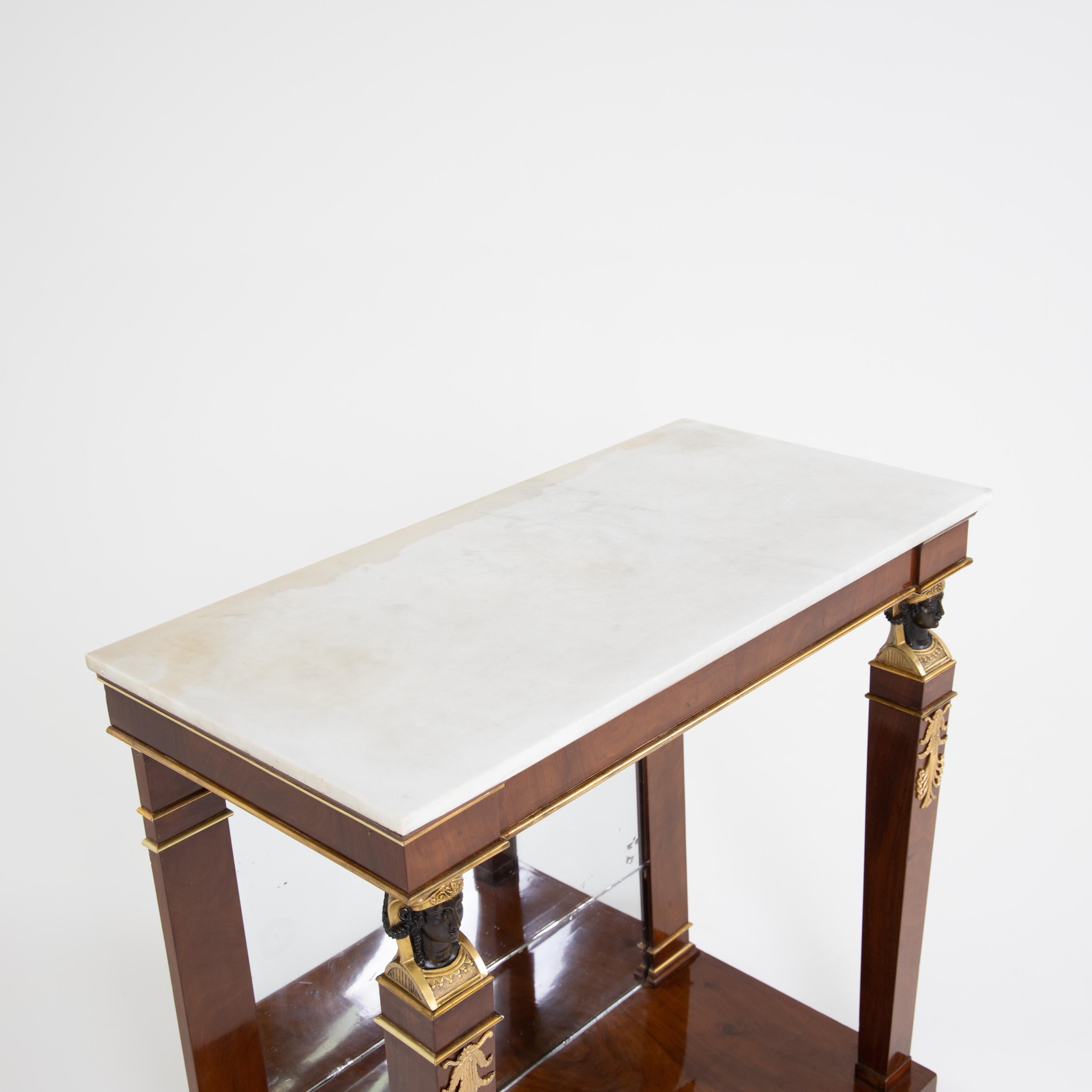 Marble Empire Console Table, circa 1810