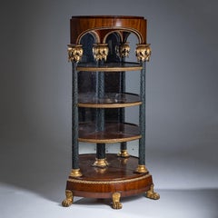 Empire Corner Étagère, Berlin circa 1800