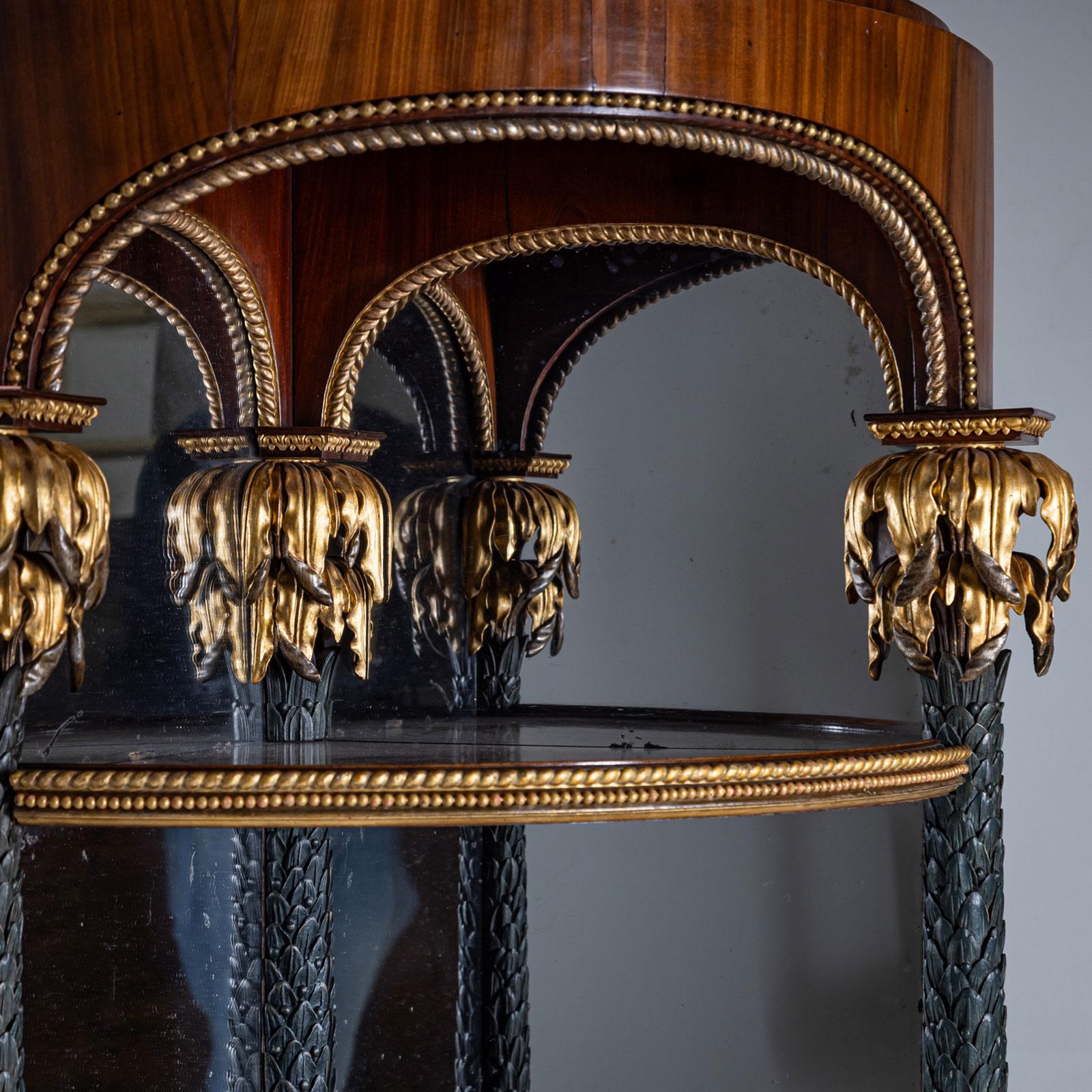 Étagère de esquina Imperio, Berlín circa 1800 Alemán en venta