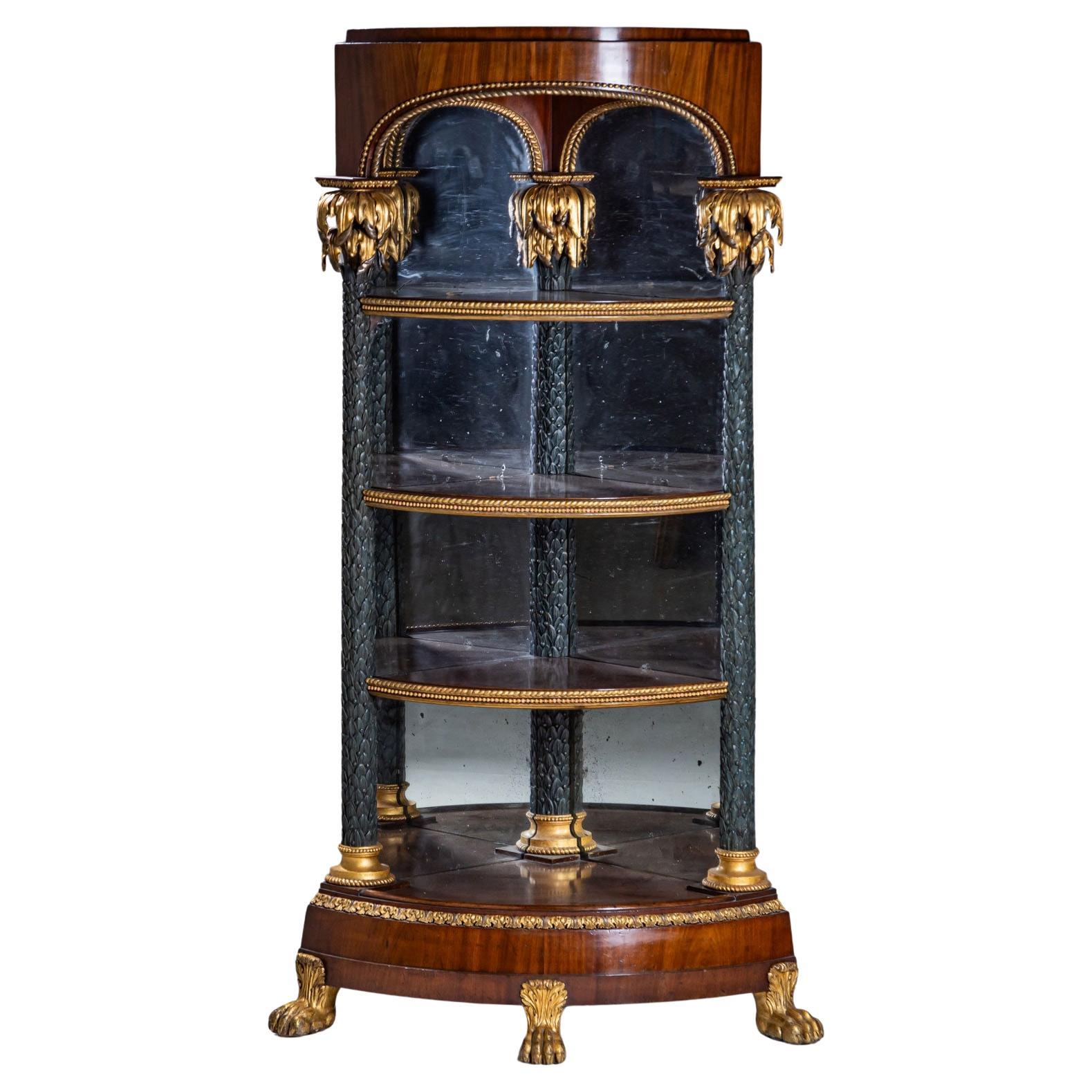 Étagère de esquina Imperio, Berlín circa 1800 en venta