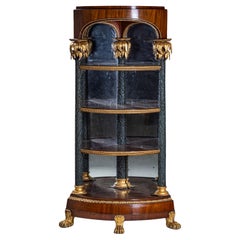Antique Empire Corner Étagère, Berlin circa 1800
