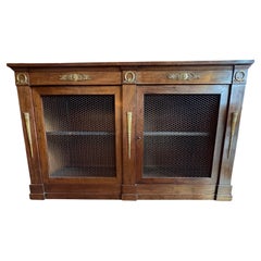 Antique Empire Credenza with Gilt Bronze Mounts
