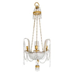 Empire Cristal Chandelier, Probably Vienna, circa 1800