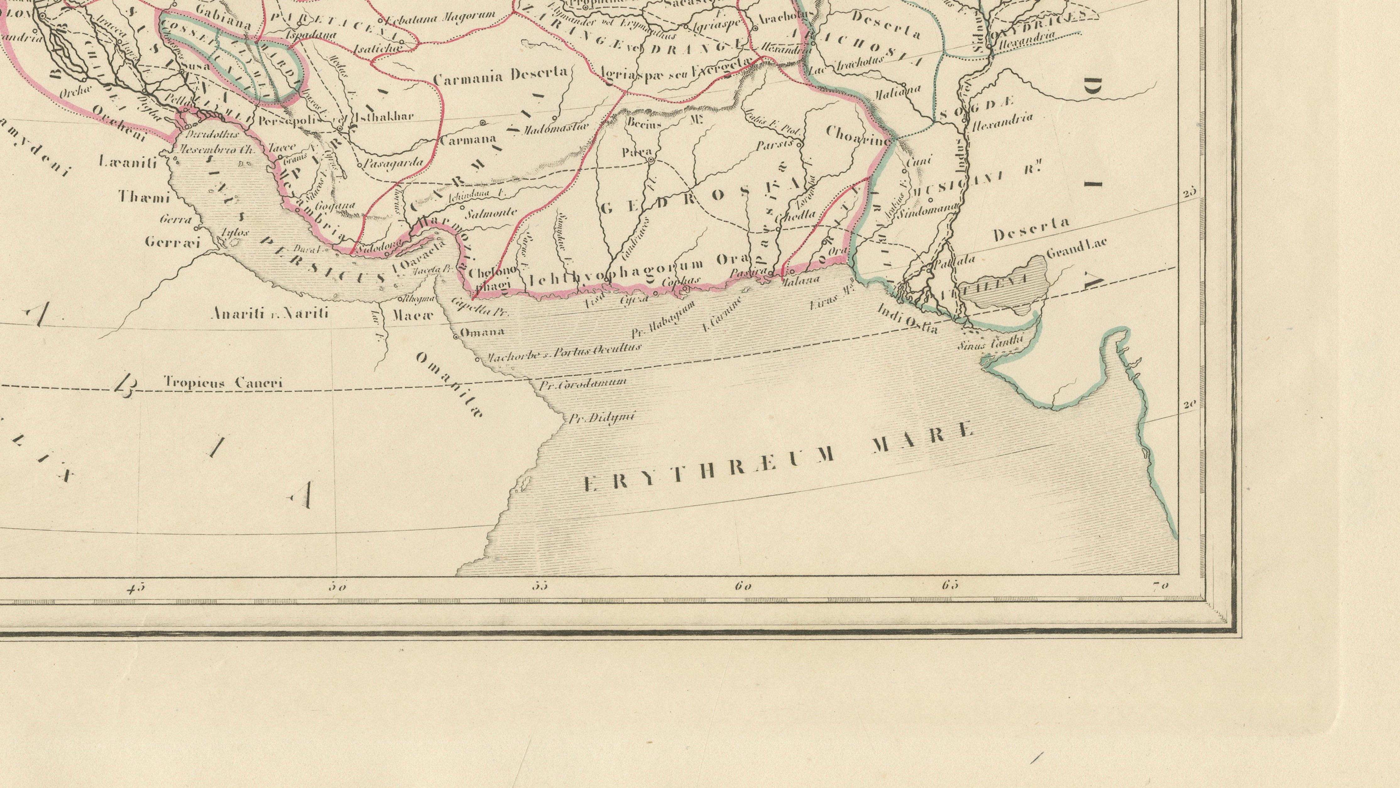 Empire d’Alexandre Map of Alexander the Great’s Empire, Paris, c.1850