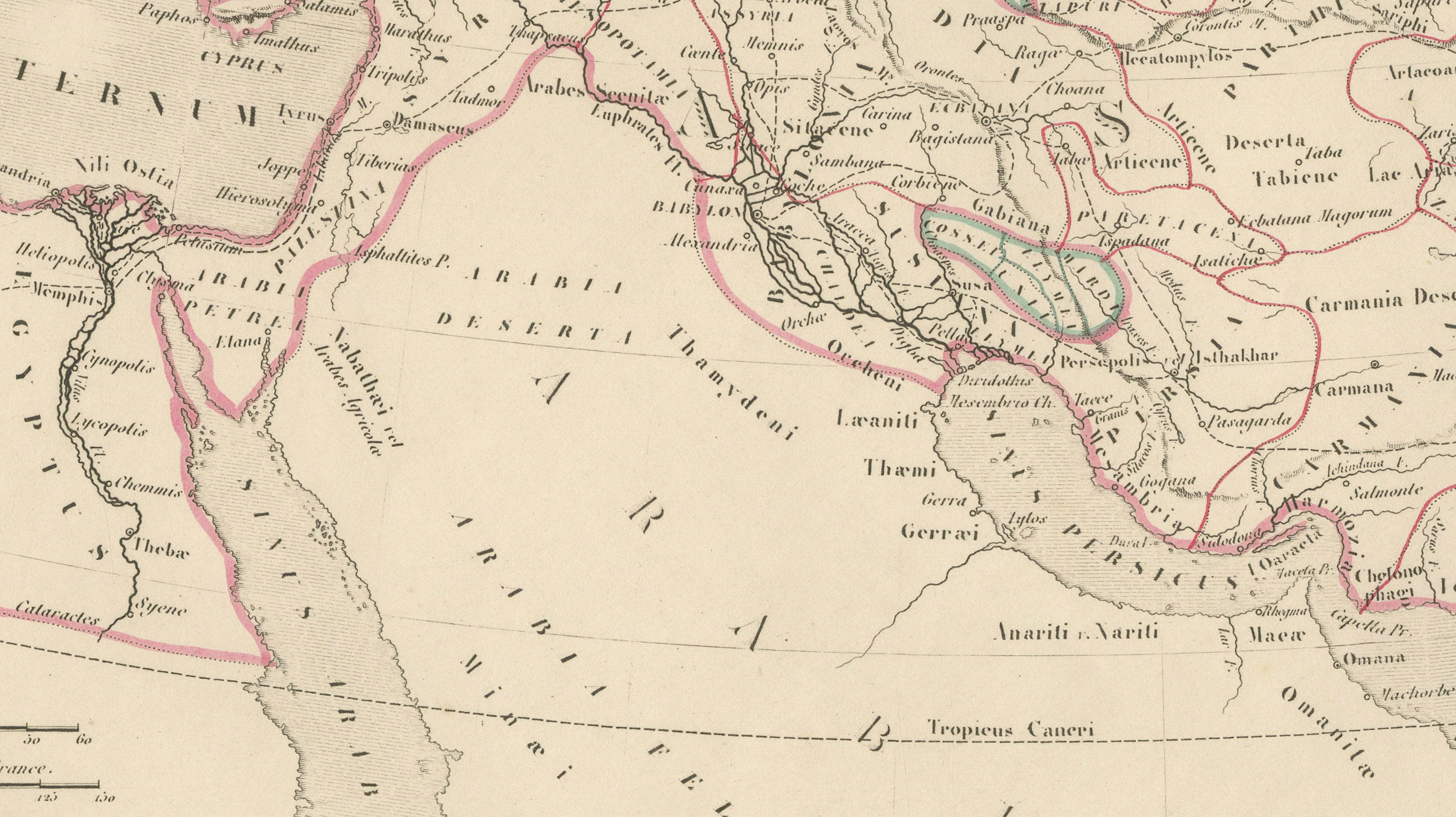 Empire d’Alexandre Map of Alexander the Great’s Empire, Paris, c.1850
