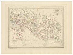 Empire d’Alexandre Map of Alexander the Great’s Empire, Paris, c.1850