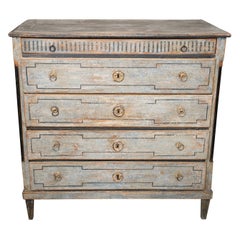 Empire Danish Painted Commode
