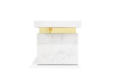 Empire Estremoz Desk - Hand-Crafted Turned Marble & Brass - Boca do Lobo