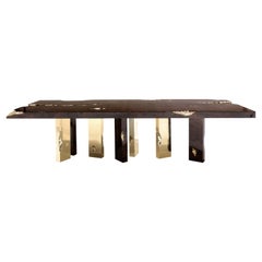 Empire-Esstisch im Empire-Stil – handgefertigt aus Holz, Messing und Furnier – Boca do Lobo