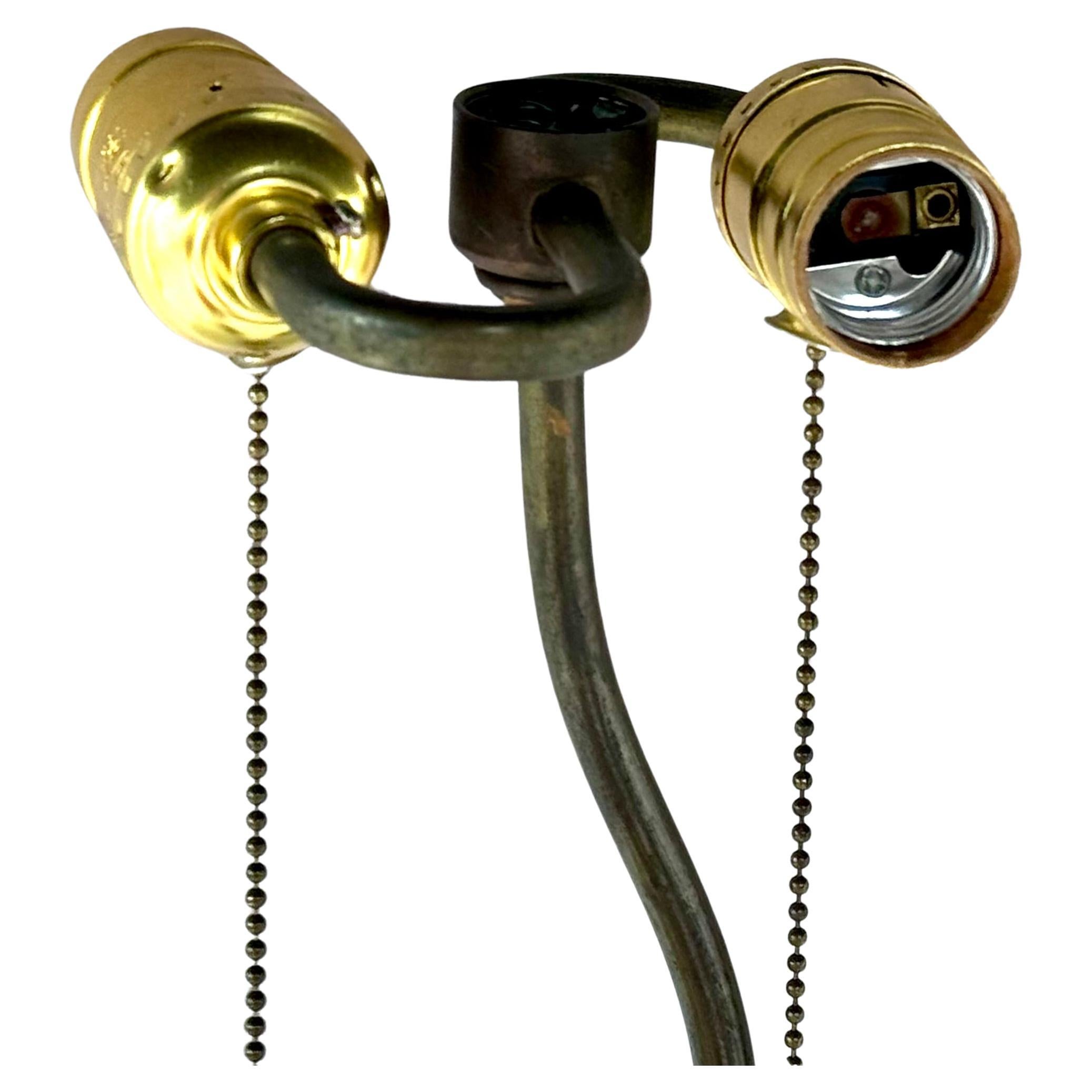 Imperio Dorè  Lámpara Candelabro Patinada y Bronce en venta 6