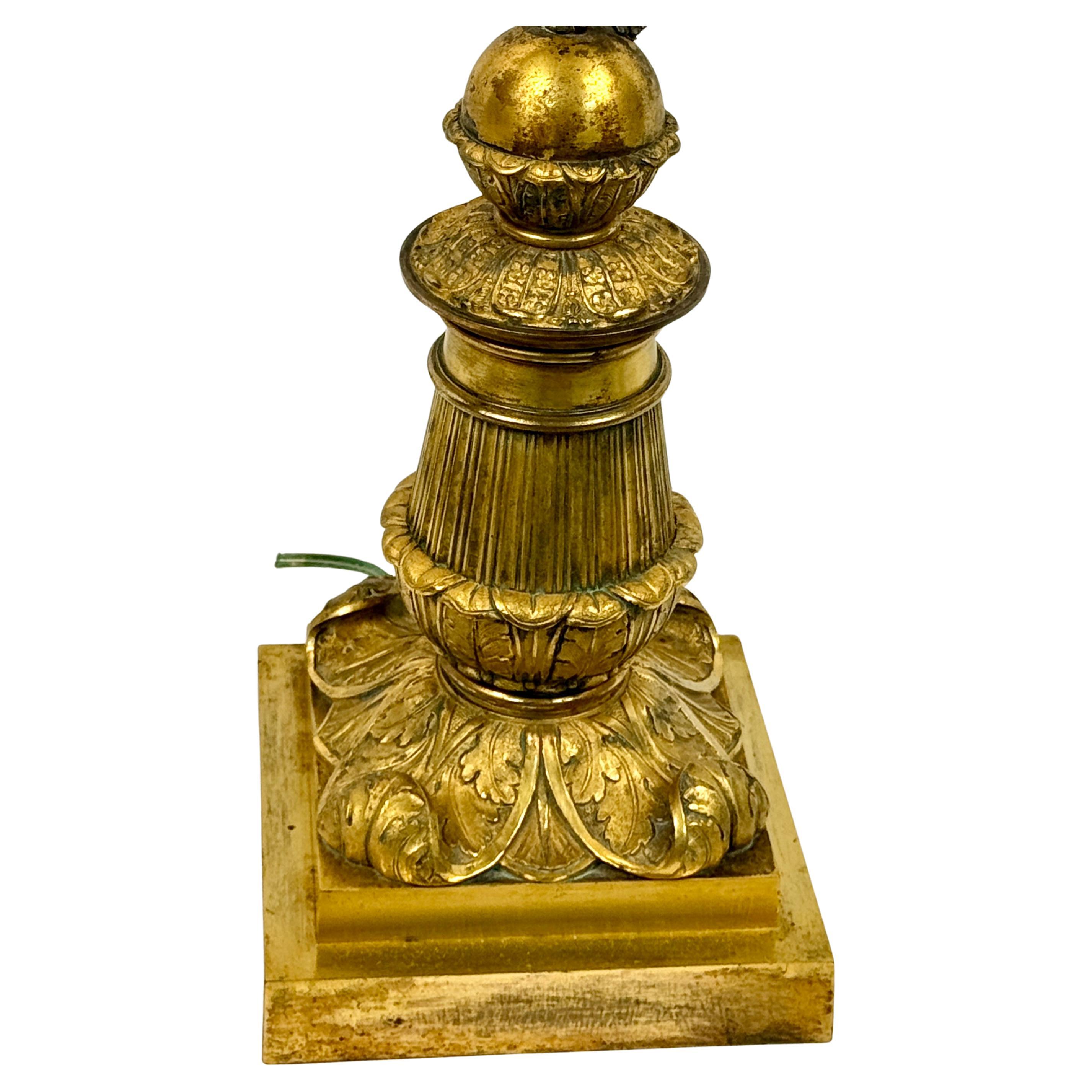 Imperio Dorè  Lámpara Candelabro Patinada y Bronce en venta 1