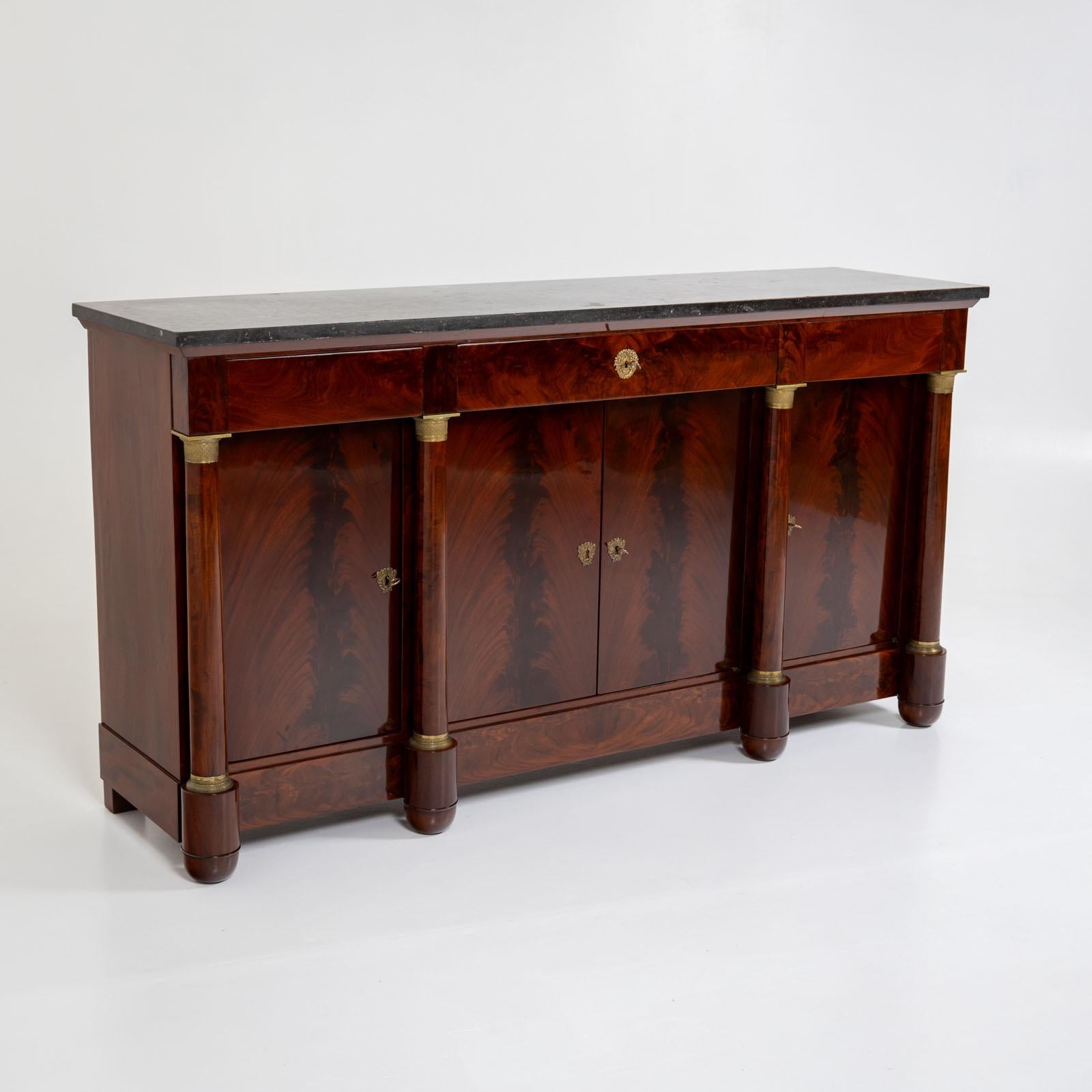 Polished Empire Enfilade, 19th Century For Sale