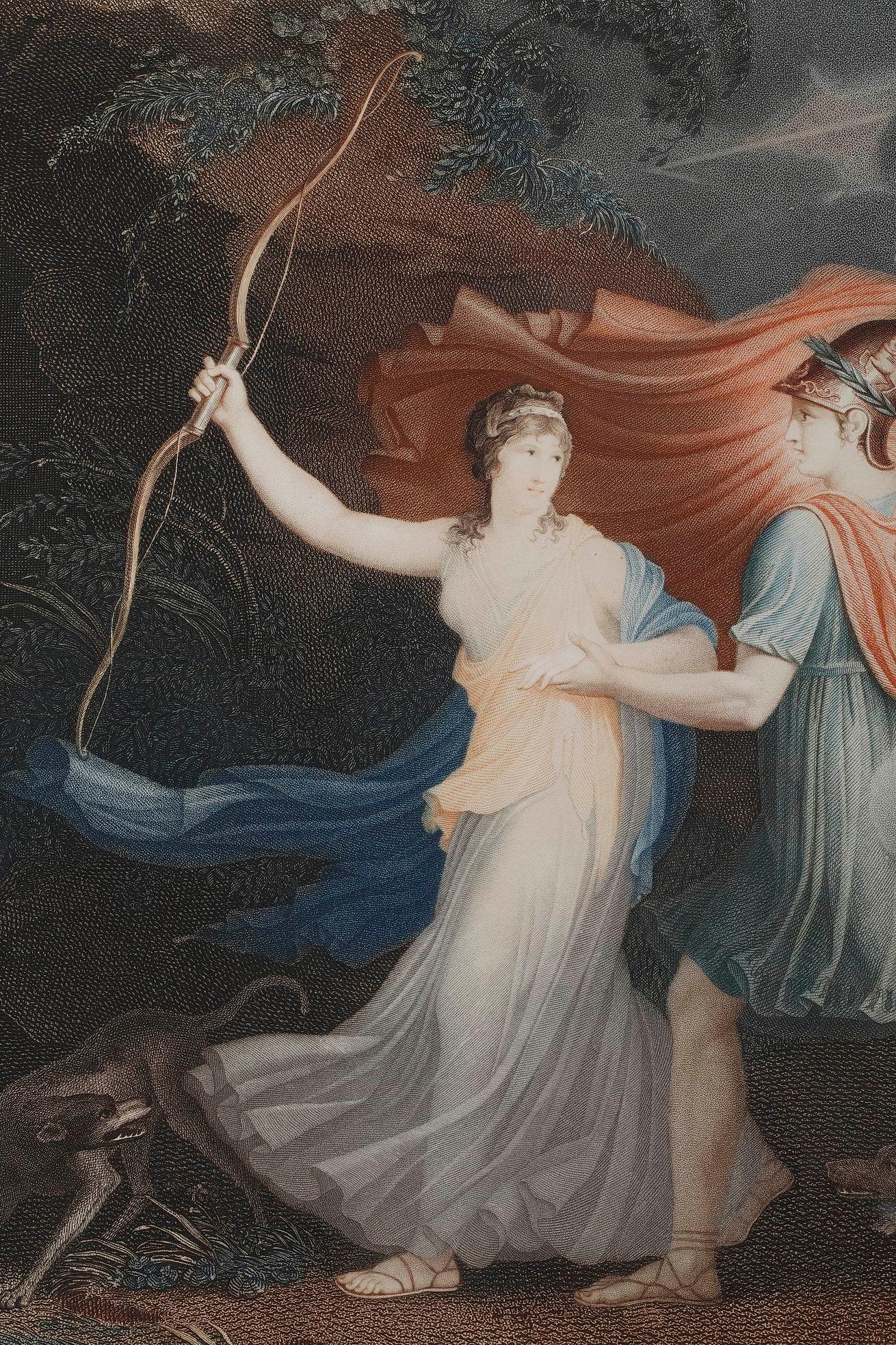 Empire Engravings Aeneas and Dido, Aeneas and Helen 4