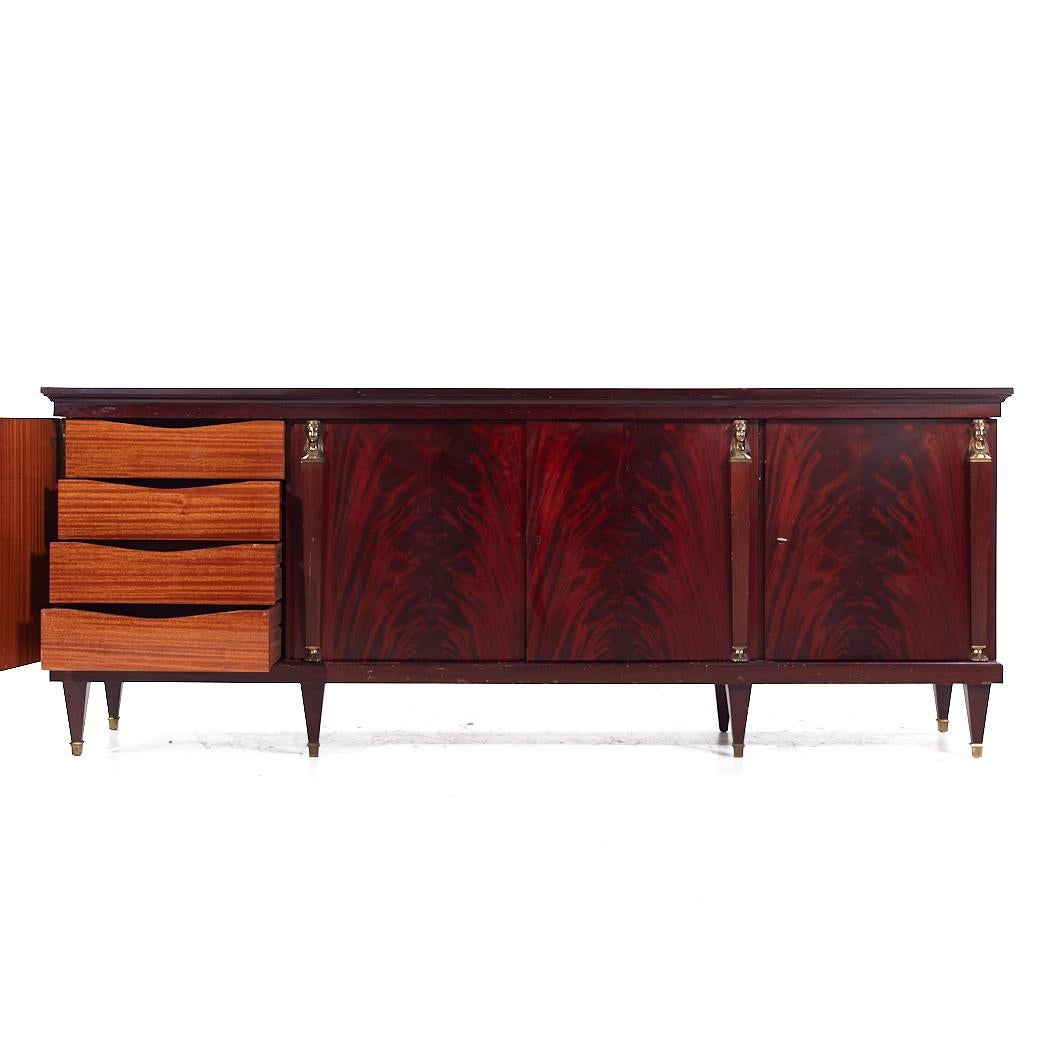 Empire Flame French Mahogany Credenza 5