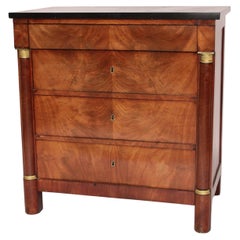 Empire Flame Mahogany Chest of Drawers