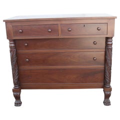 Empire Flame Mahogany Chest of Drawers