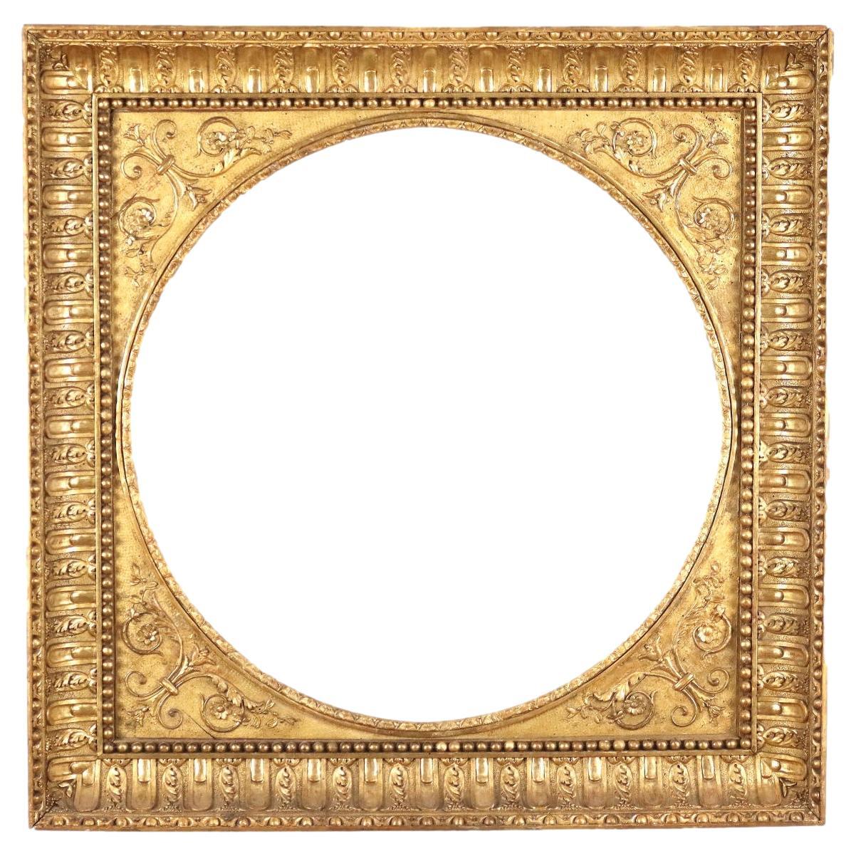 Gilded Wood Frame, 18th Century For Sale at 1stDibs
