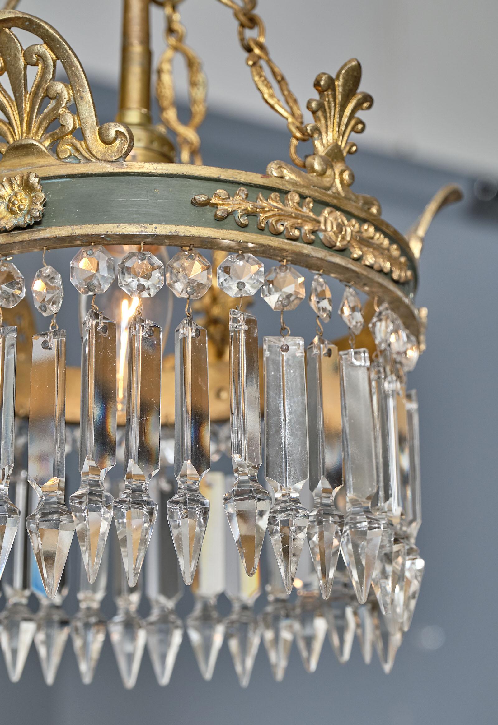 Empire French Crystal Chandelier 1