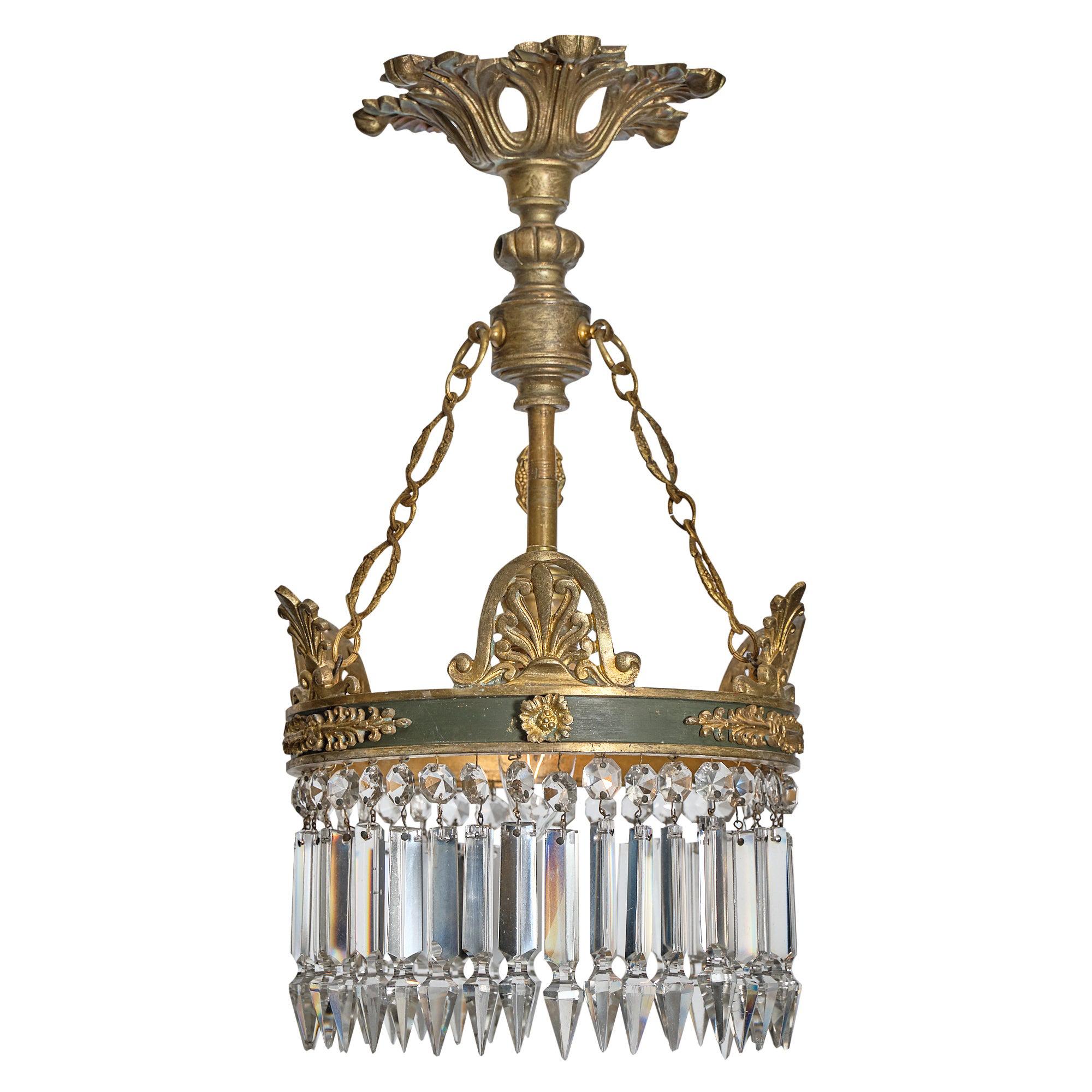 Empire French Crystal Chandelier
