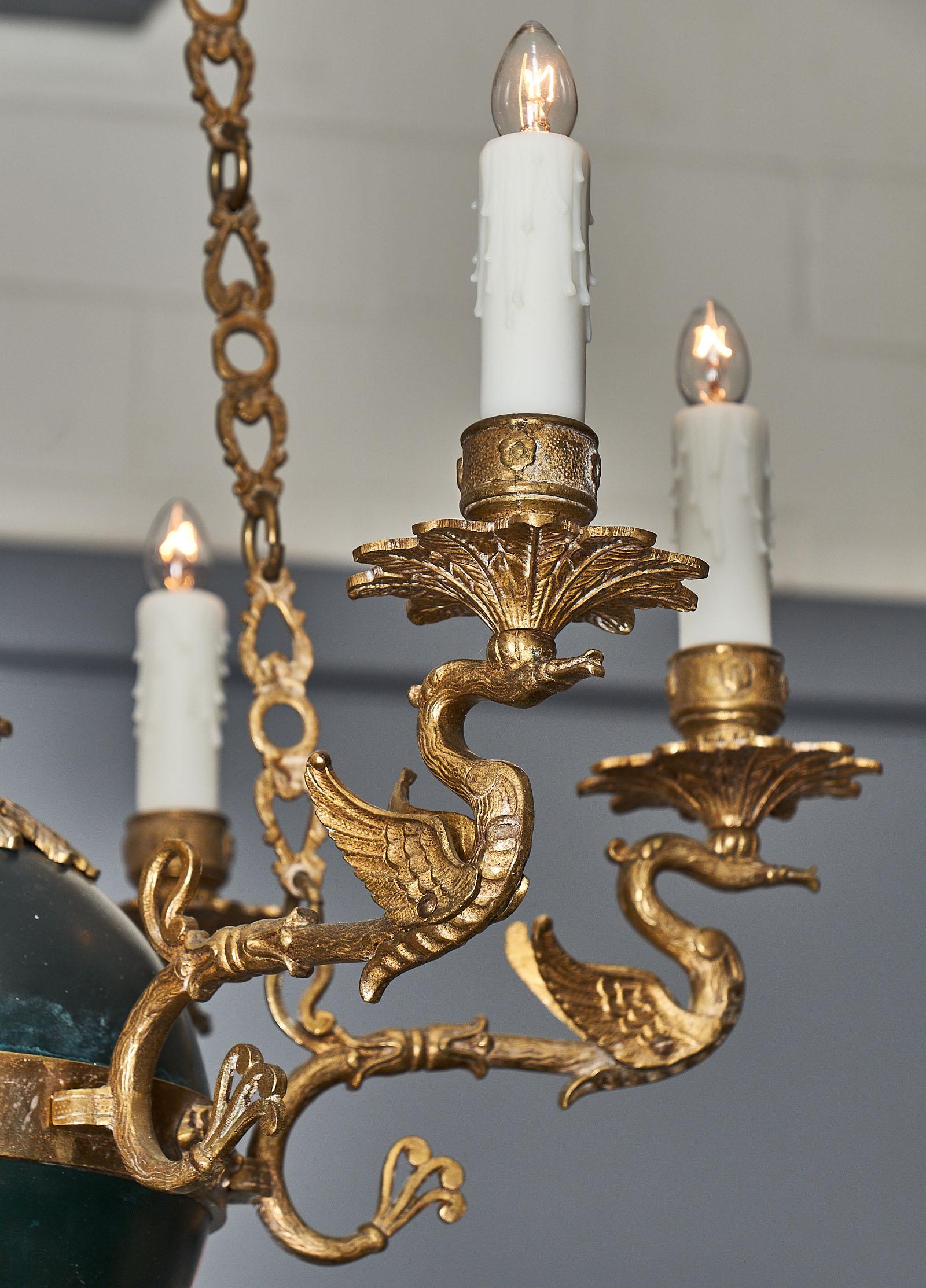 Empire French Swan Chandelier 5