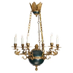 Empire French Swan Chandelier