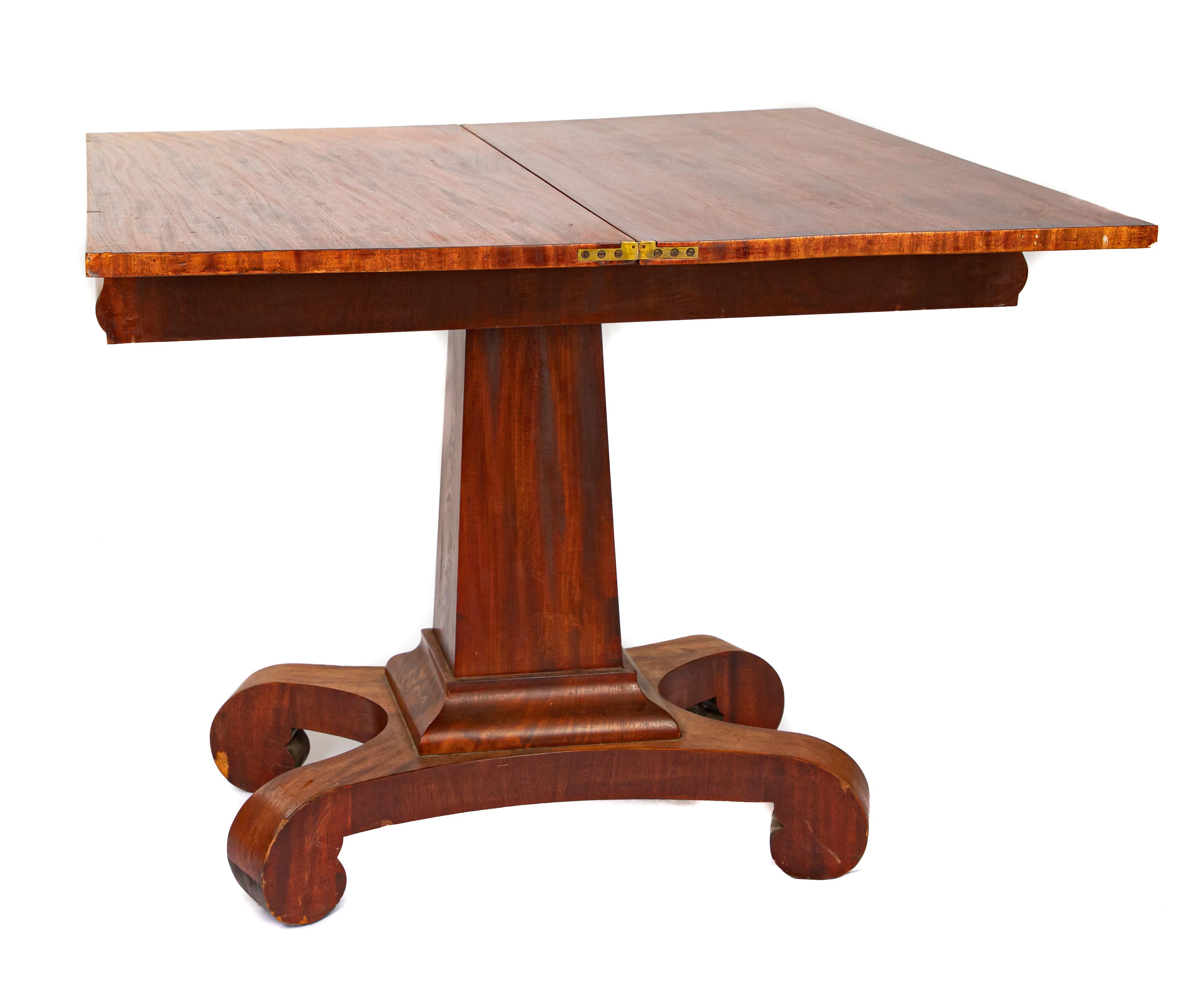 American Empire Game Table For Sale