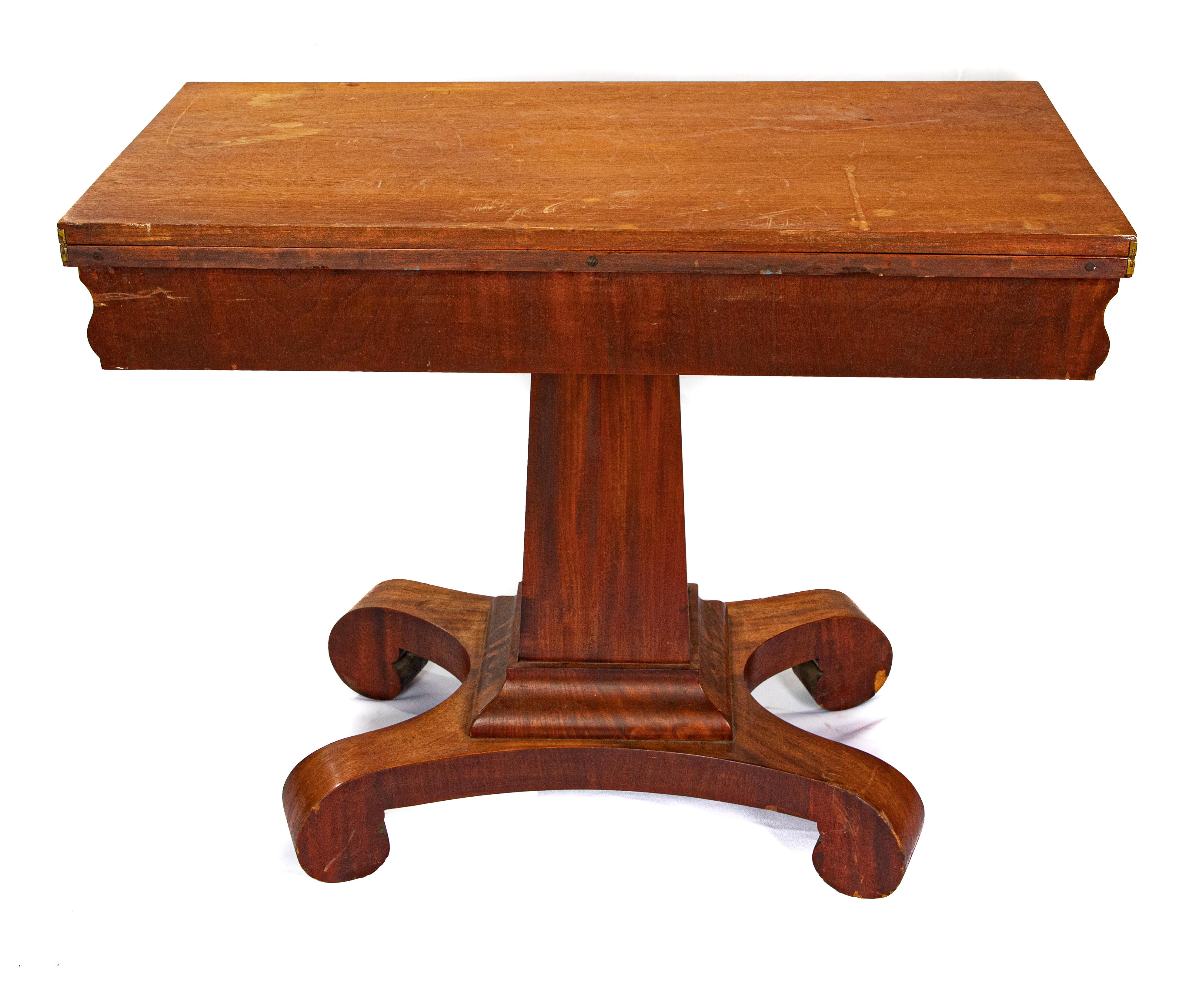 Wood Empire Game Table For Sale