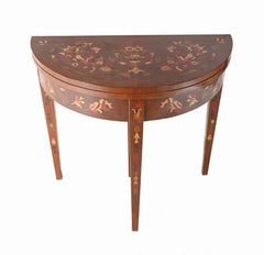 Empire Games Table French Inlay Console Tables