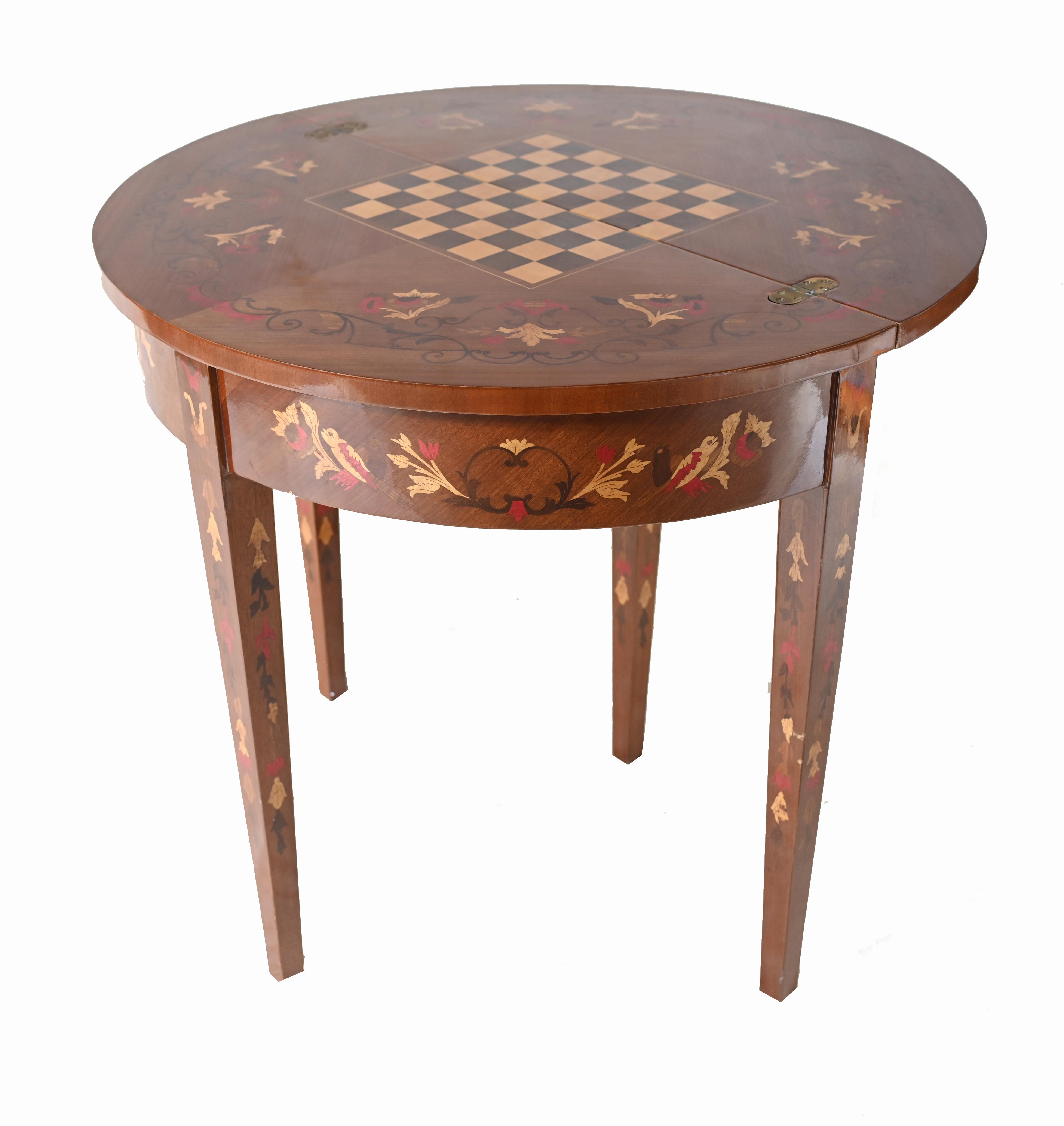 Mesa de Juegos Imperio Consolas de Taracea Francesa en venta 2