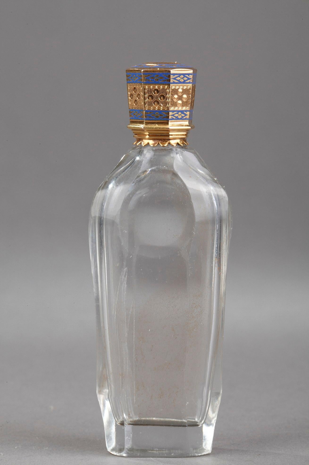 Empire Gold and Enamelled Scent Bottle 5