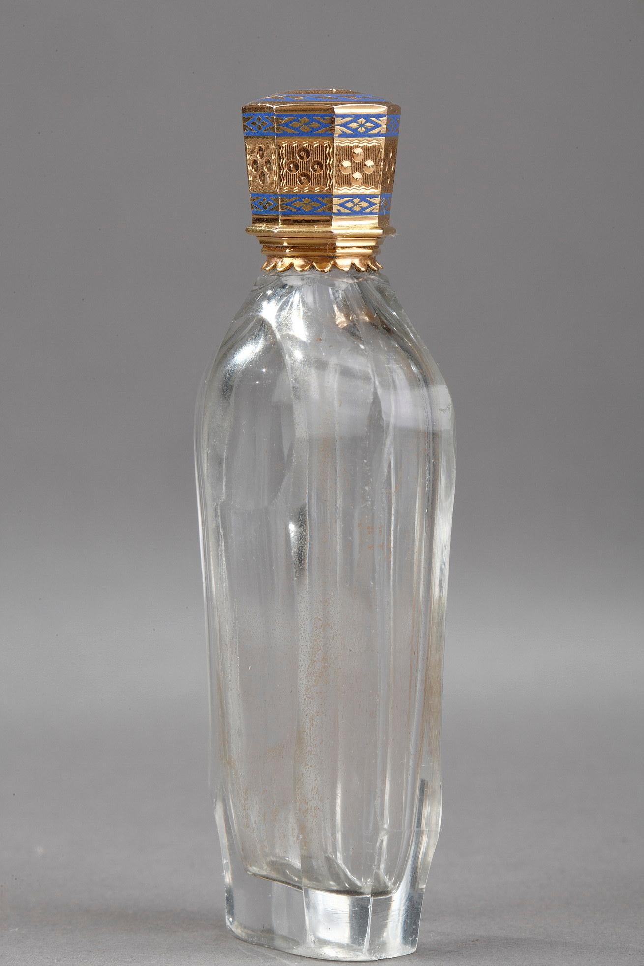 Empire Gold and Enamelled Scent Bottle 6