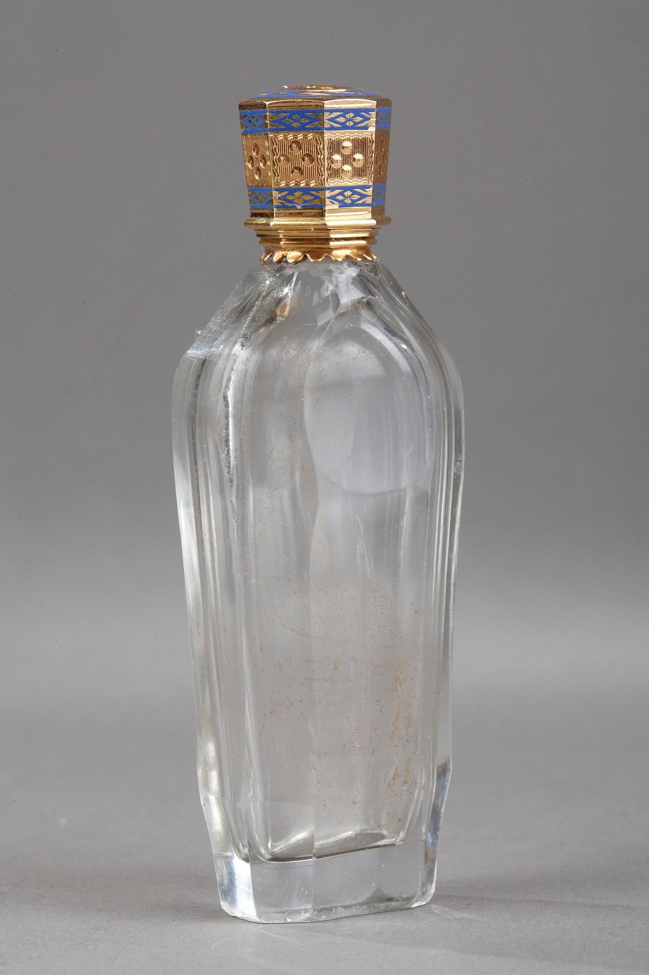 Empire Gold and Enamelled Scent Bottle 7