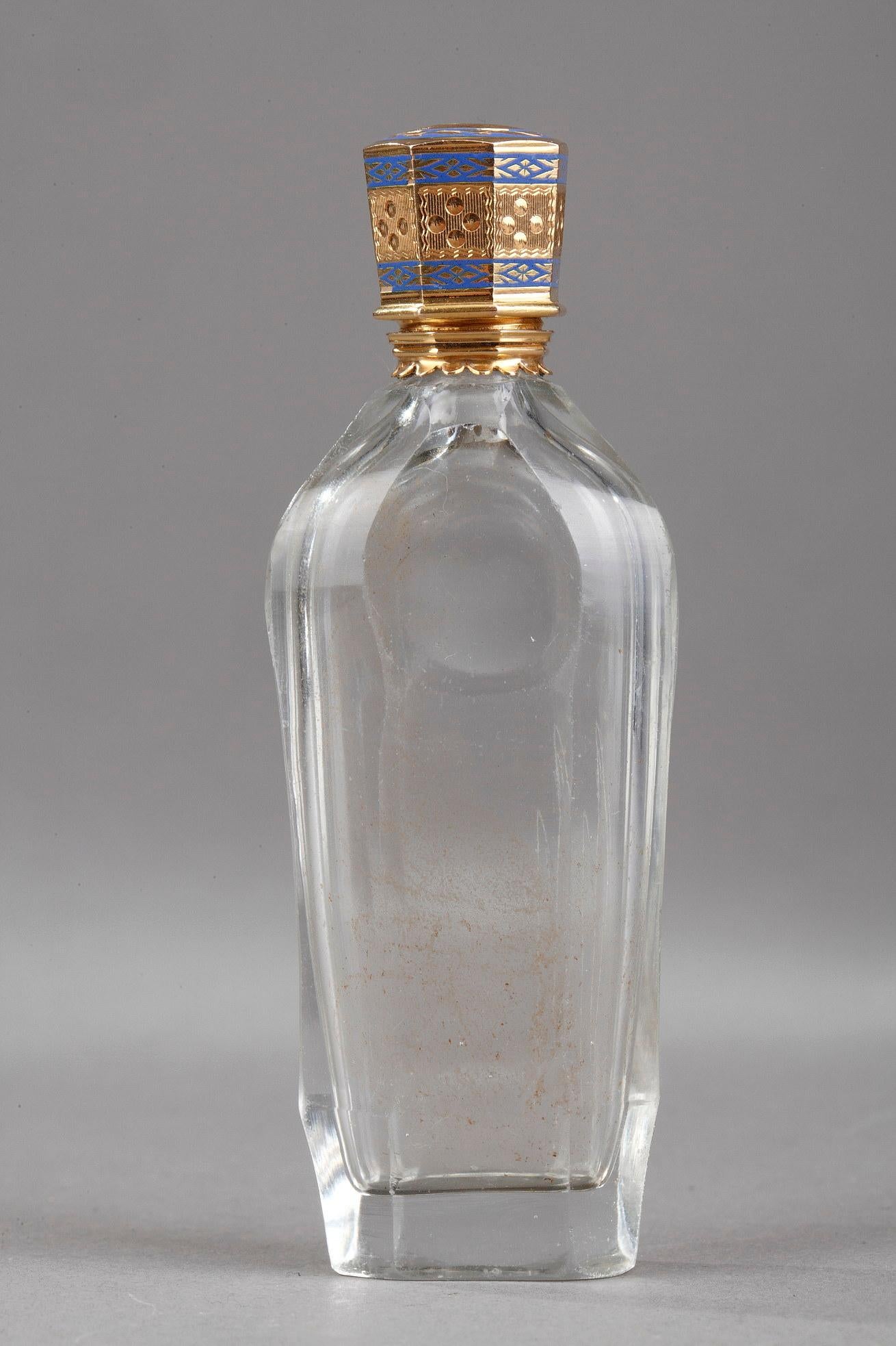 Empire Gold and Enamelled Scent Bottle 8