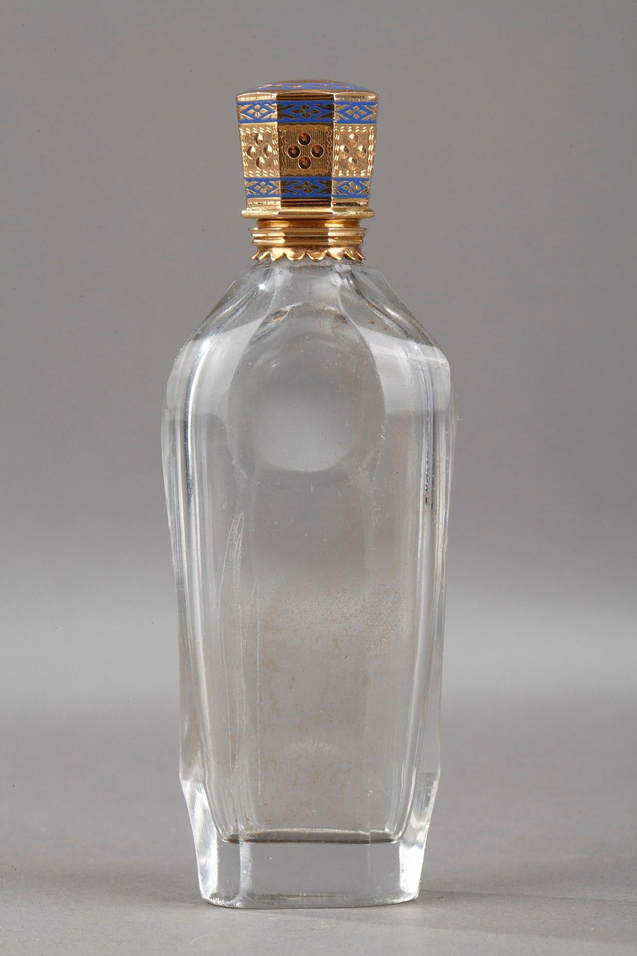 Empire Gold and Enamelled Scent Bottle 9