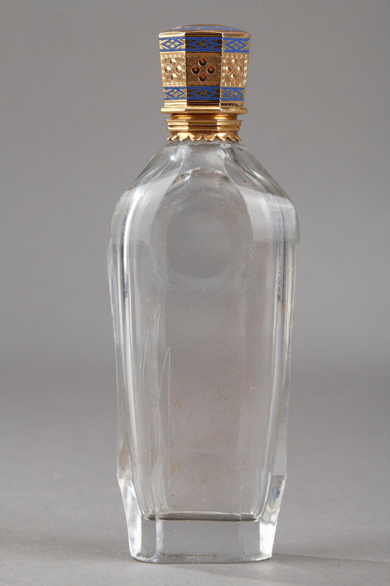 Empire Gold and Enamelled Scent Bottle 10