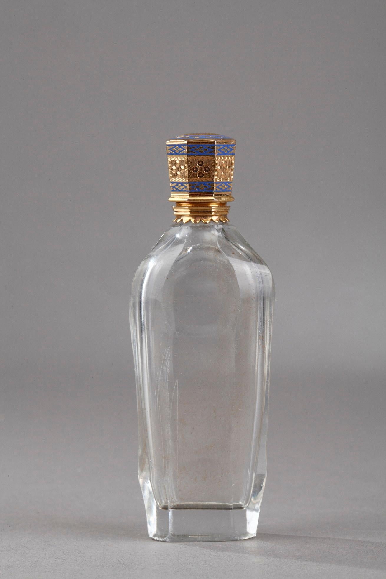 Empire Gold and Enamelled Scent Bottle 11