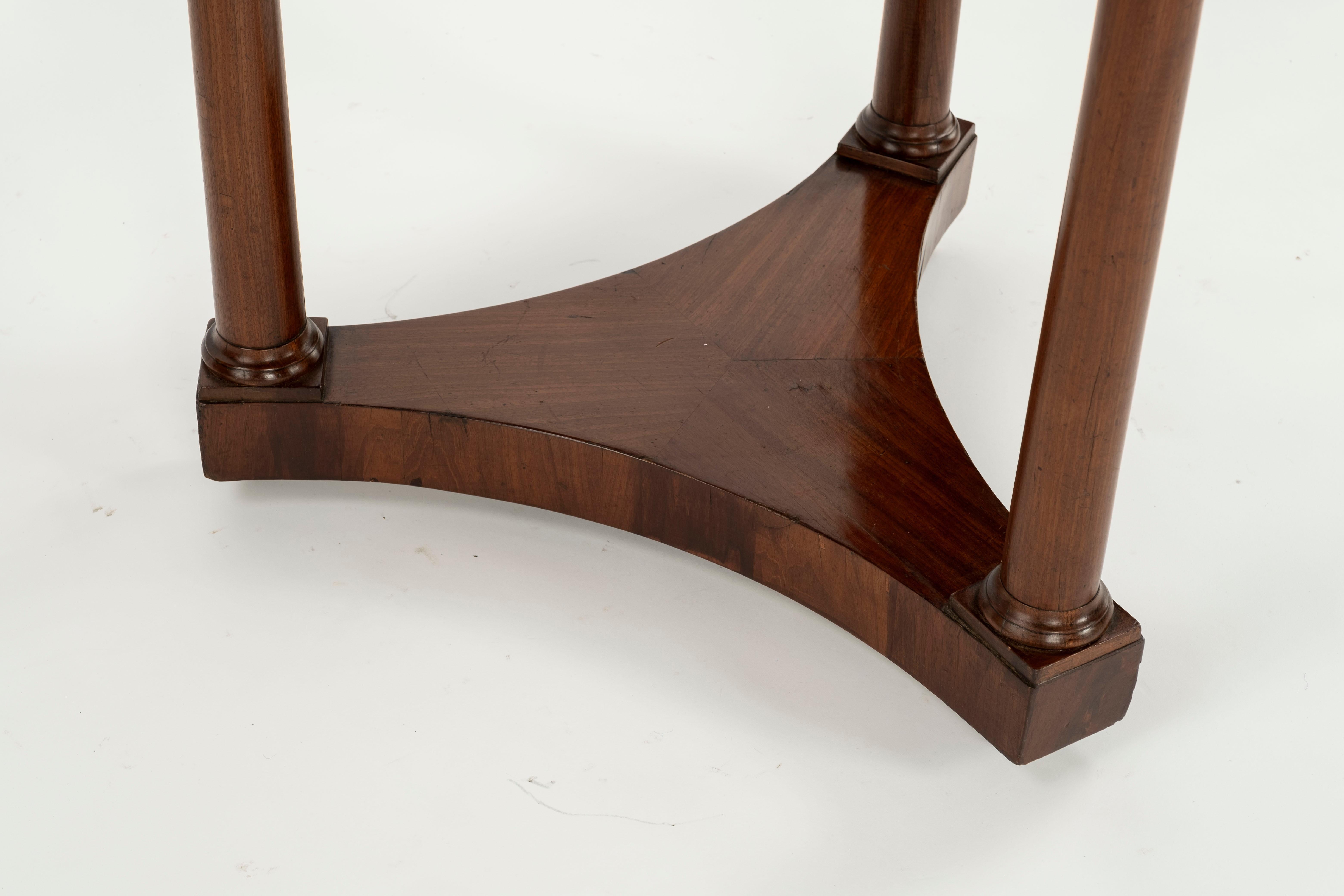 Empire Gueridon Table with Marble Top 6