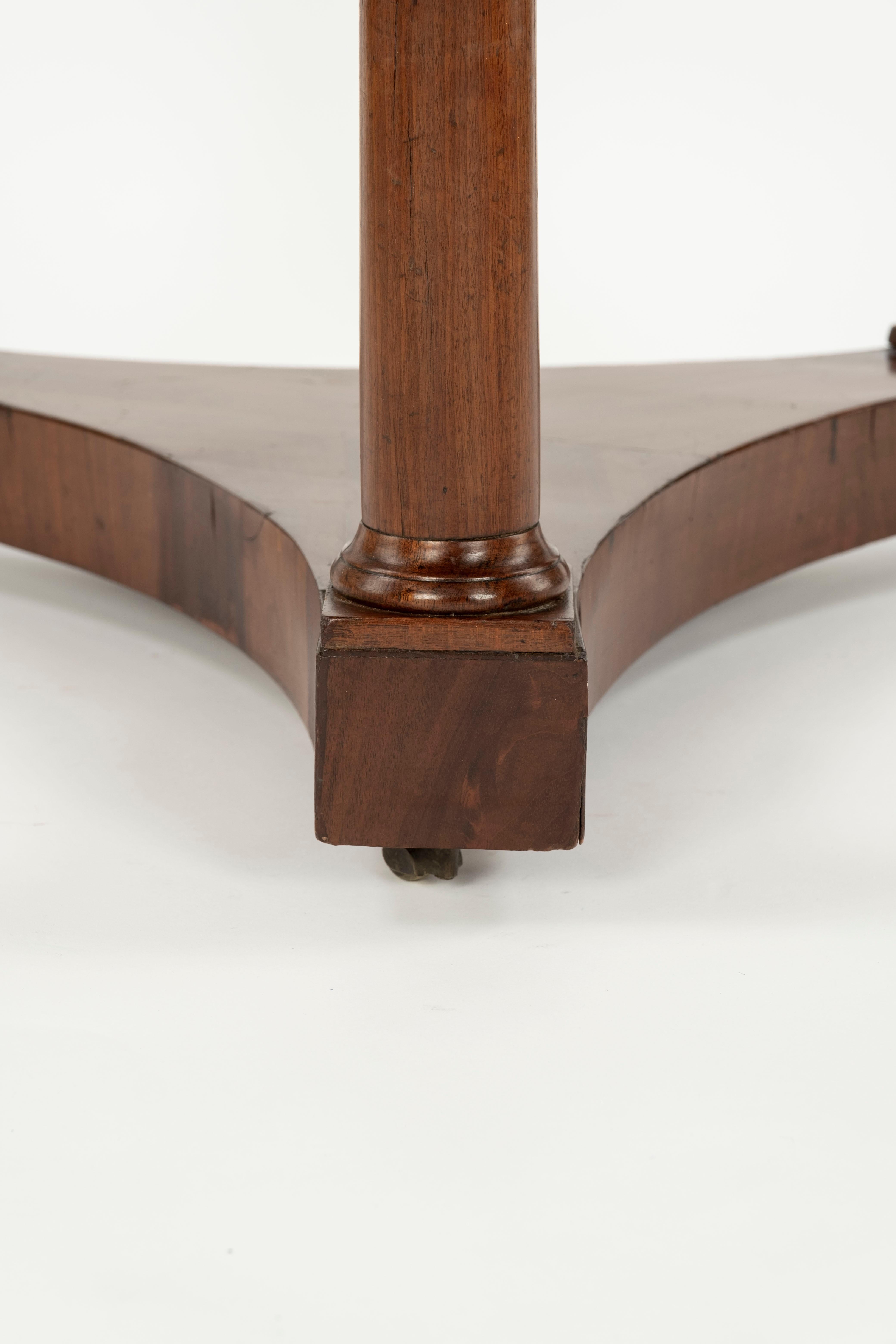 Empire Gueridon Table with Marble Top 2