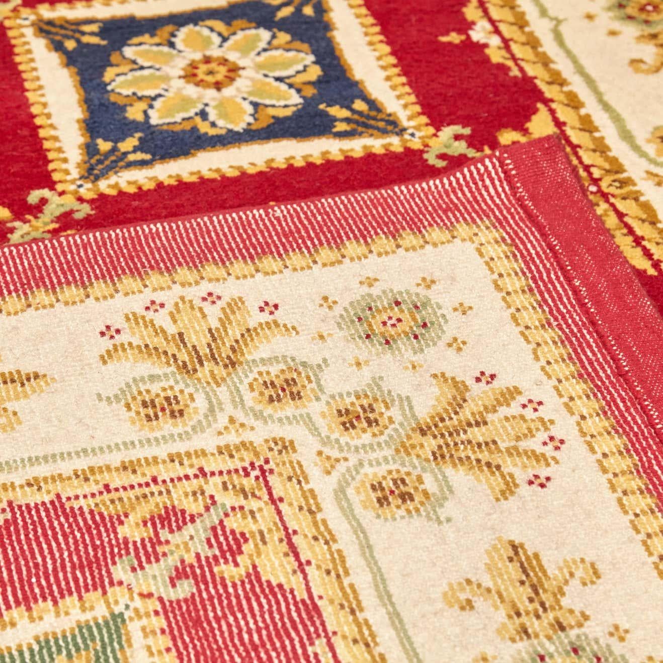 Grand tapis Empire en laine nouée à la main, datant d'environ 1970 en vente 7