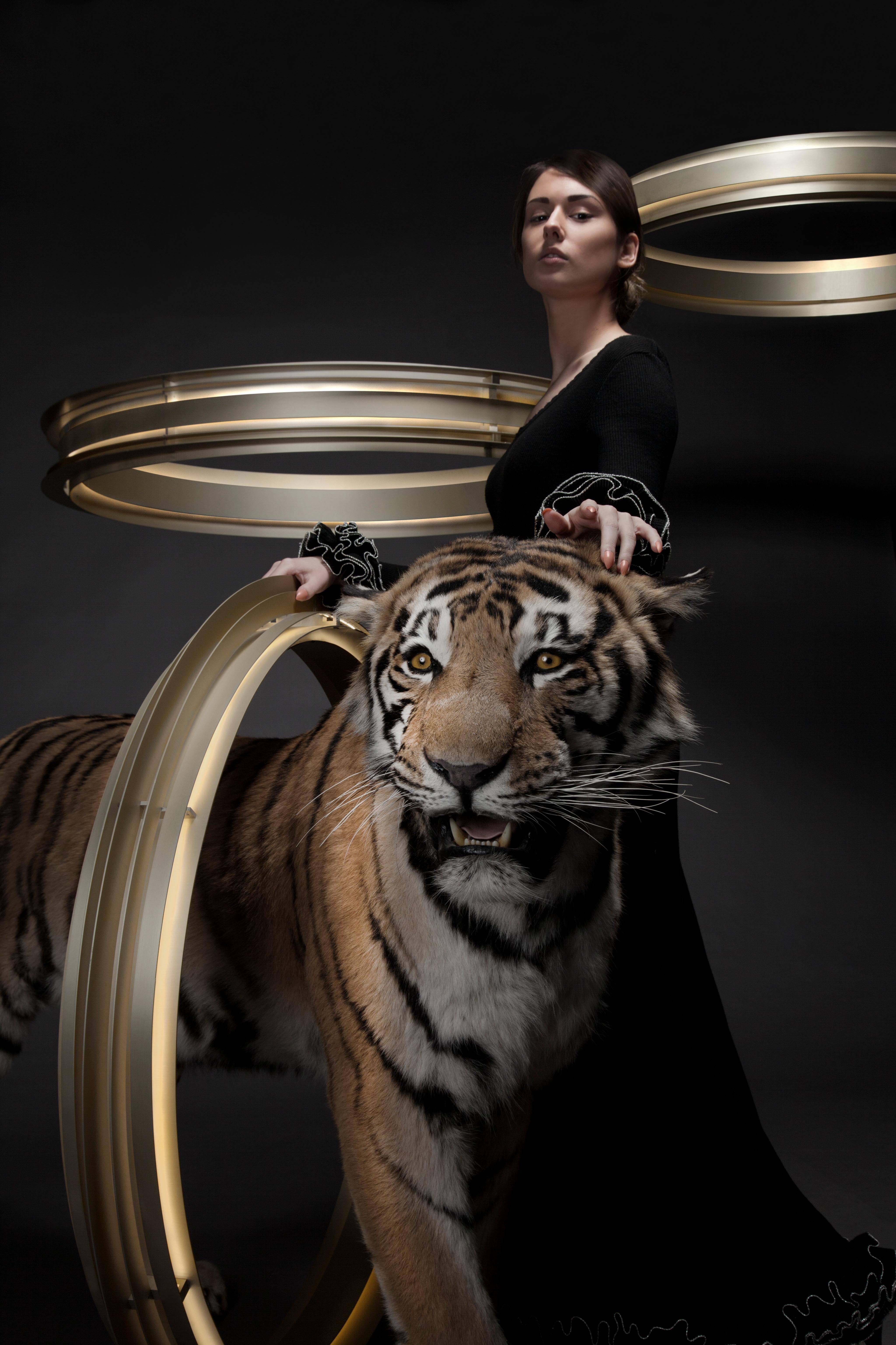 Lampada a sospensione Empire I Small in alluminio anodizzato nero di JSPR in vendita 2