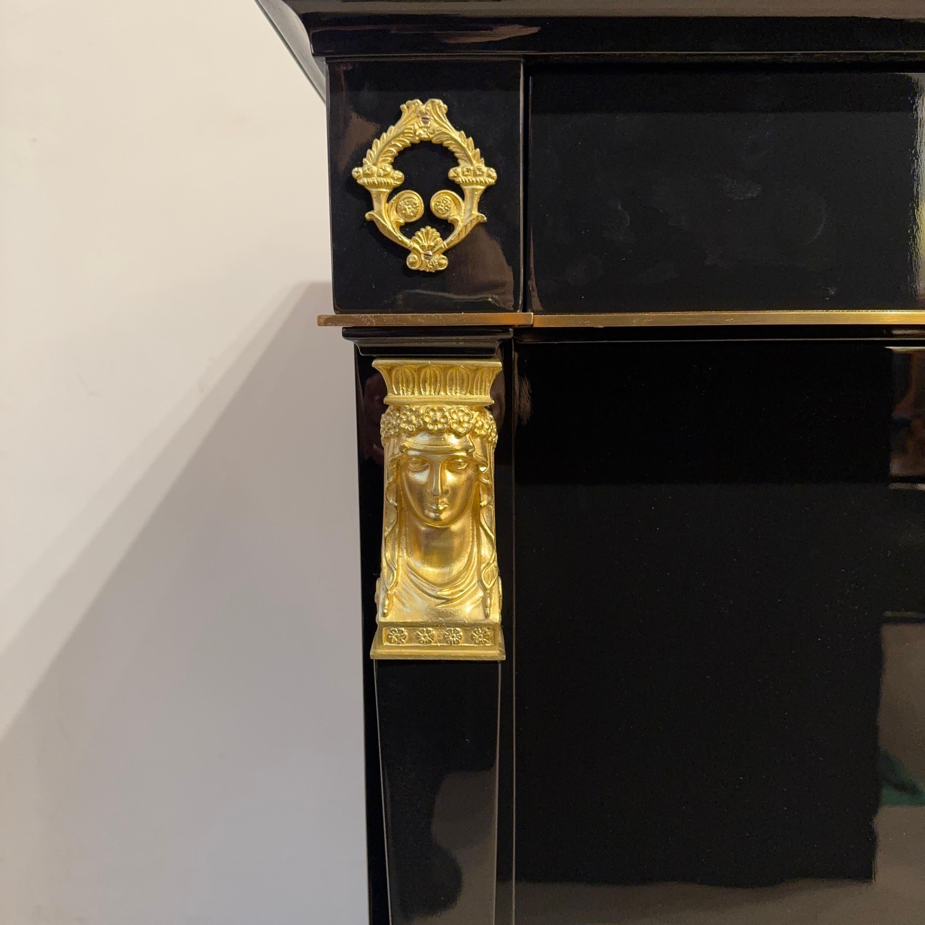 Belgian Empire Inspired Four-Door Sideboard For Sale