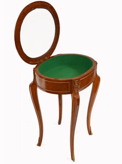 Empire Jewellery Case Side Table Bijouterie Display Cabinet