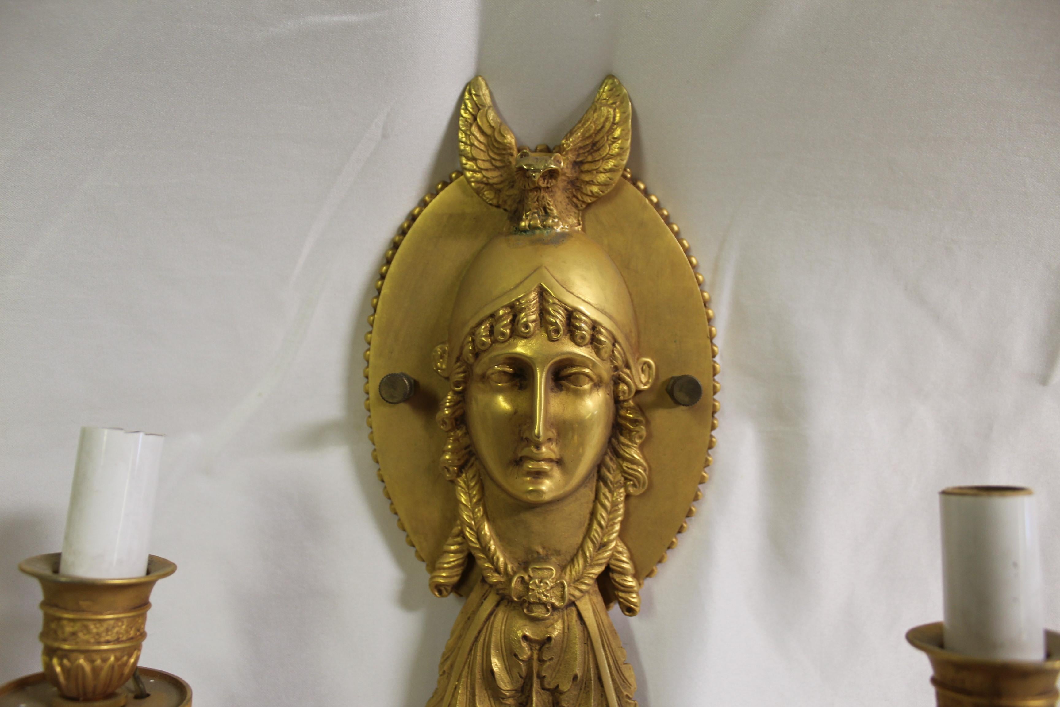 Hi-Quality bronze castings with an Antique Gold plated finish . They have 2